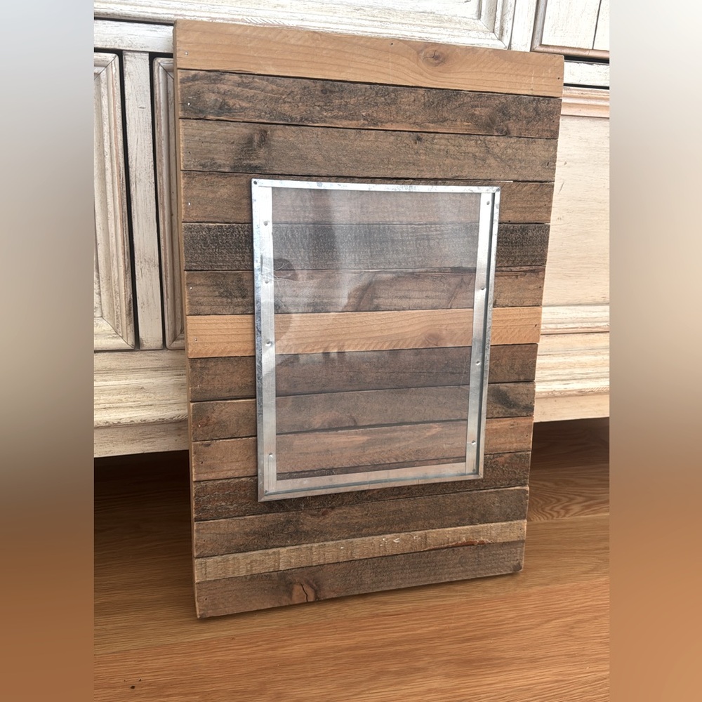 Wooden Shiplap Picture Frame